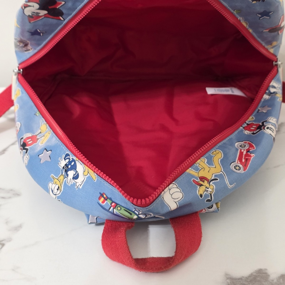 Cath Kidston ミッキー&ミニー パッチ リュック Disney x Cath Kidston Kids Blue Backpack School Bag Mickey Mouse