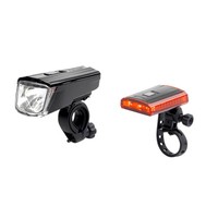 Fahrradlampe Fahrradlicht Frontlicht RüCklicht Set Akku Led Scheinwerfer 20 Lux