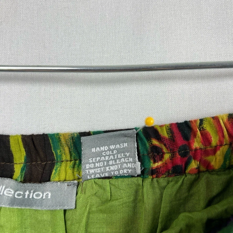 Maxi Falda Mujer Colección NY Grande Floral Volantes Bohemia Tropical Foto 4 de 4