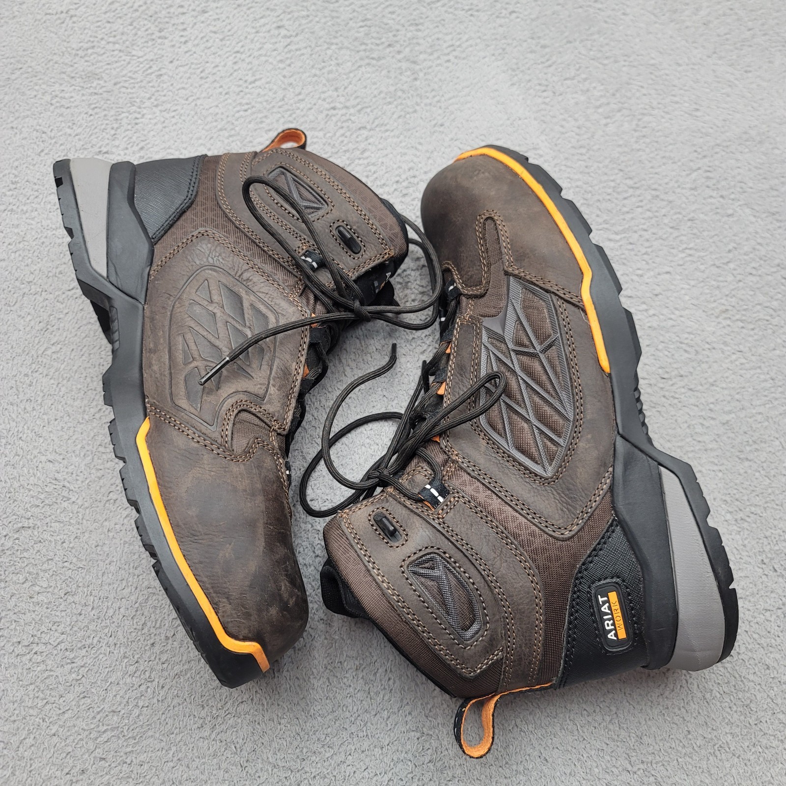 S Size 10.5d Chocolate Brown Rebar Flex 6" Composite Toe Wor