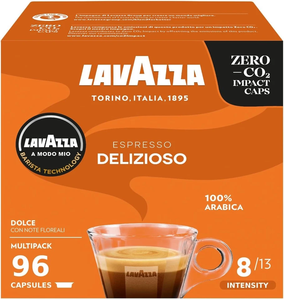 Lavazza, A Modo Mio Espresso Delizioso, 96 Coffee Pods, 100% Arabica Sweet Taste - image 2 of 4