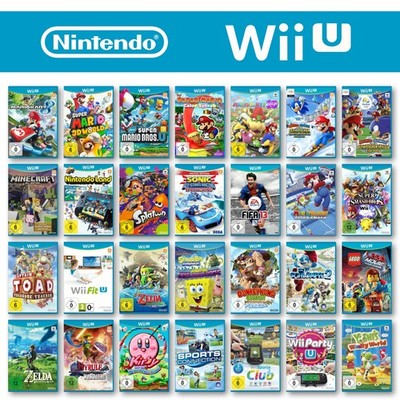 Nintendo Wii U Spiele-Wahl Action  Sport      Geschicklichkeit    Party  
