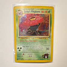 Pokemon TCG Erika's Vileplume 80 HP Holo Rare 5/132 Gym Heroes 2000 ENG on eBay