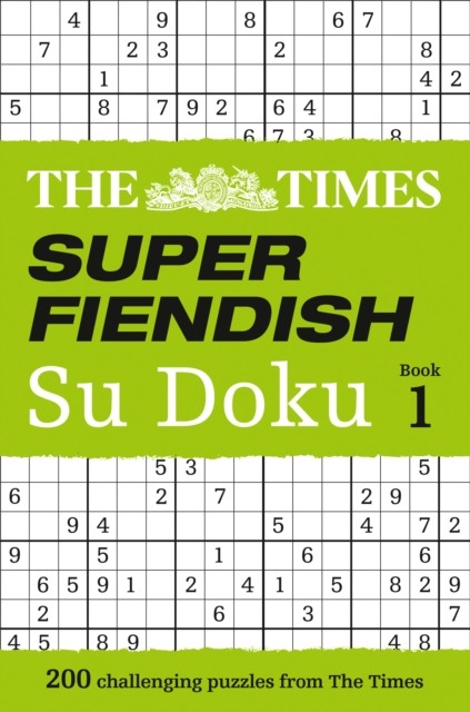 The Times Super Fiendish Su Doku Book 1 by The Times Mind Games (Paperback Book)