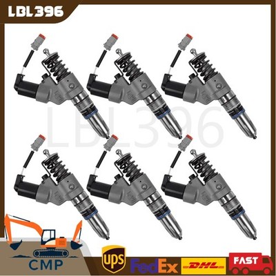 6X Fuel Injector 4026222 for Cummins ISM11 QSM11 CM570 CM876 M101 L10 Engine