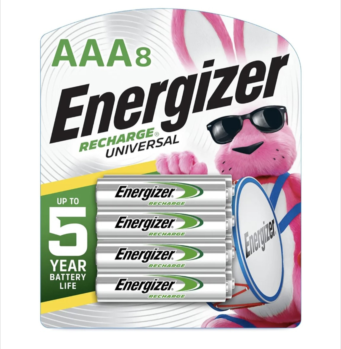 Rechargeable AAA Batteries, Recharge Universal Triple a Battery  8 Count-image
