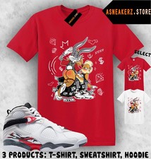 Shirt Match AJ 8 Bugs Bunny 2025 Sneaker Matching Bunny Slap Bugs Lola T-Shirt