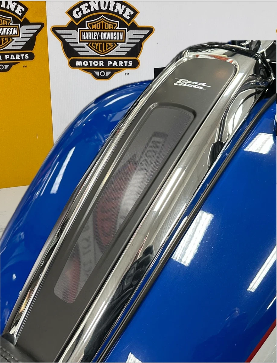 Emblemas Para Tanque De Harley Davidson Touring - Juego Cromado Negro, Original OEM 2008-2023