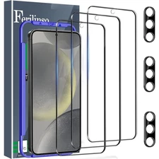 3+3 Samsung Galaxy S24 Plus Screen Protector Glass Anti Fingerprint Clear Saver