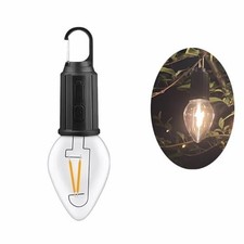 Portable LED Camping Lantern USB C Rechargeable Hanging Hook 3 Brightness Modes