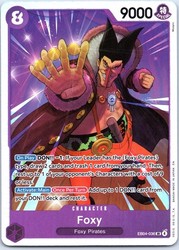 One Piece TCG Foxy EB04-036 The Azure Sea's Seven Super Rare Foil