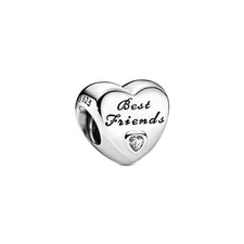 925 Sterling Silver Bead Charms Forever Family for Sister/Granddaughter/Dad/Daug
