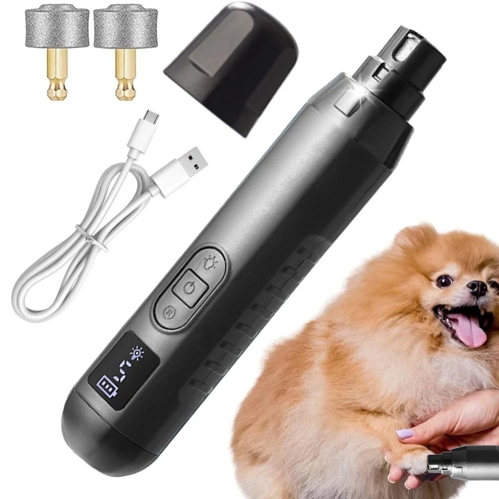 Electric Nail Grooming Pet Dog Grinder Trimmer Clipper Cat Tool File Claw Care