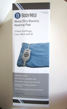 3-Temps HEATING PAD 12x15 MOIST / DRY HEAT 9' Cord, Aches Pains, Bed Warmer