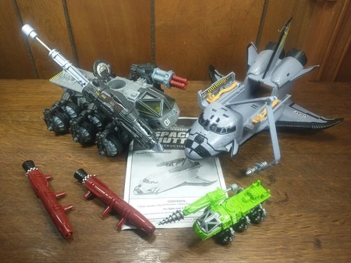 Vintage Hot Wheels "ARMAGEDDON" Space Shuttle and Armadillo Driller Vehicle Lot