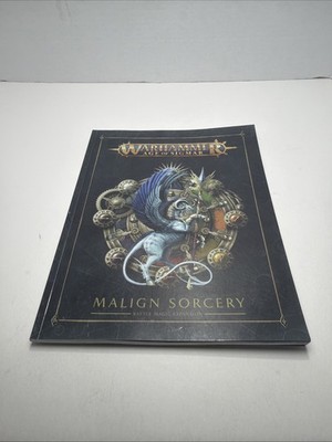 Warhammer Rulebook Age Of Sigmar Malign Sorcery Battle Magic Expansion AoS
