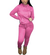Piece Outfits For Women Casual Long Sleeve Hoodie Sweatshirts Jogger Sweatpan...