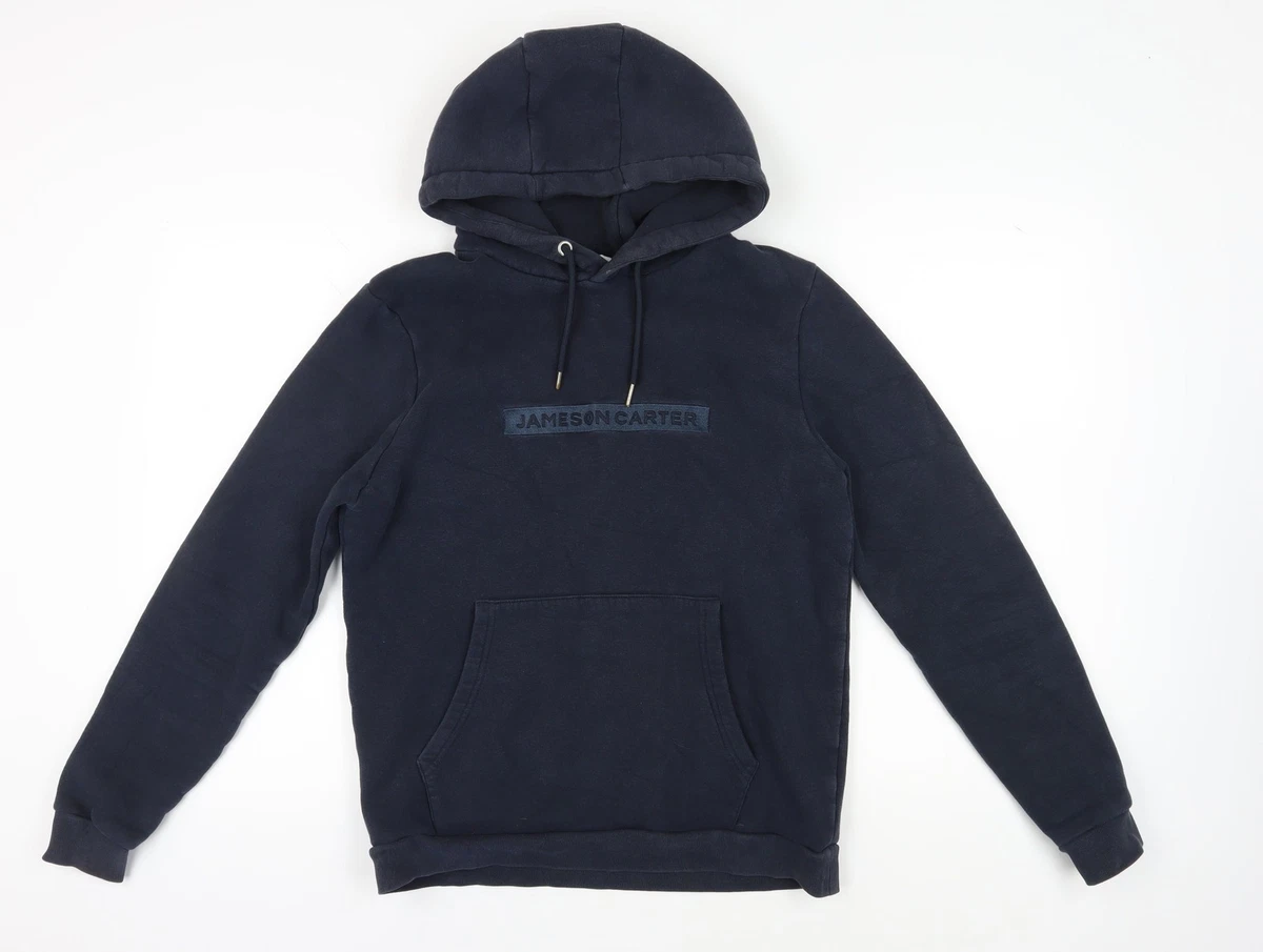 Pull à Capuche Homme Jameson Carter – Blanc, Coton, Taille XL, Avec Marques
