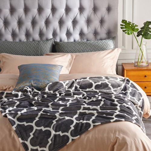 Soft Micro plush Flannel Fleece Throw Blanket 50" x 60" / 60" x 80" All Colors - Picture 55 of 68