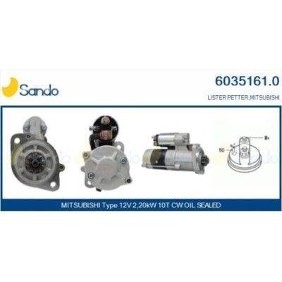 Starter Sando 6035161.0 für Mitsubishi Caterpillar