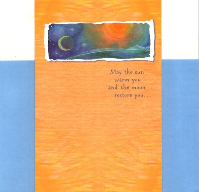 Encouragement Sun Moon Star Stars Galaxy Light Lights Your Path Greeting Card 