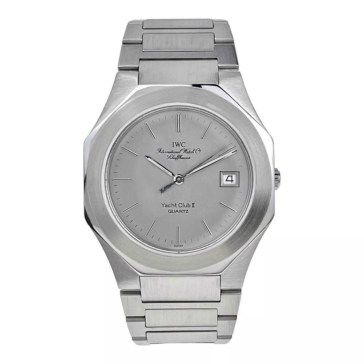 IWC Yacht Club II 38mm Men s Quartz Date Watch IW3012 Stainless