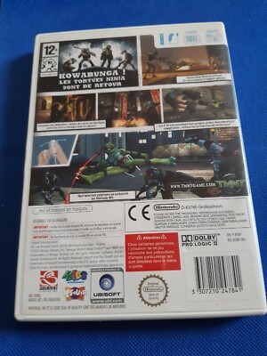 Jeu Vidéo Teenage Mutant Ninja Turtles (TMNT) Pour Wii / Wii U - Version Française Complète