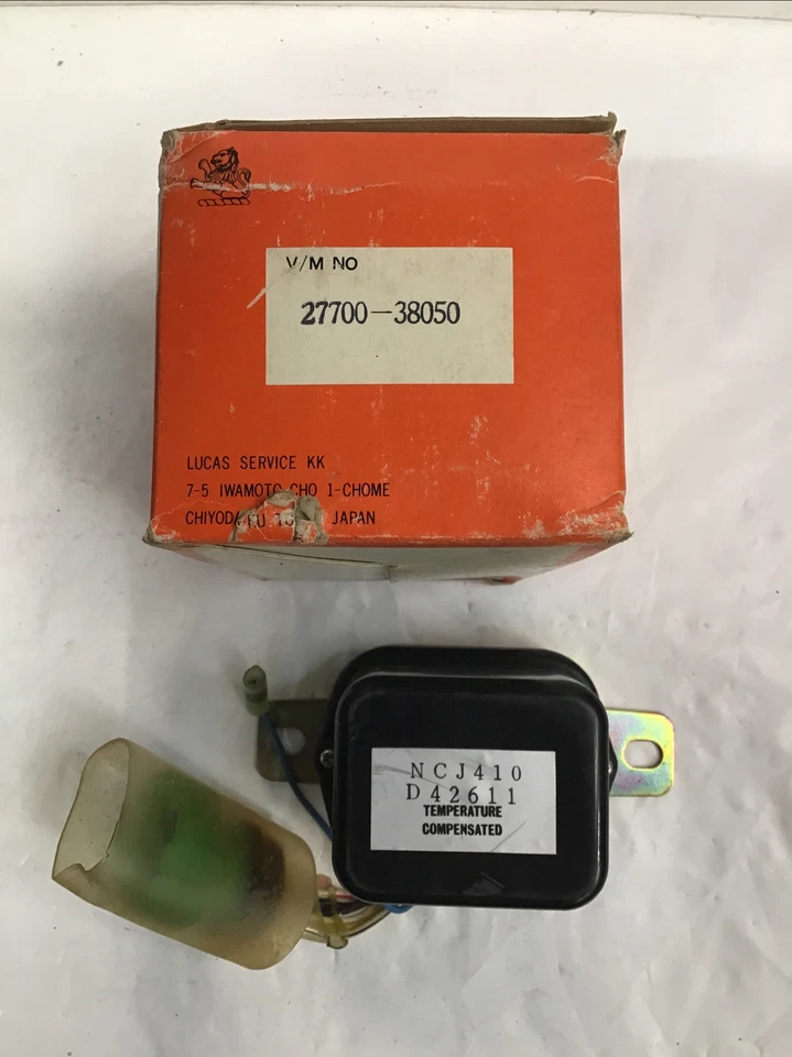 Toyota Celica Corolla Corona Hi-Lux NOS Lucas regulador de tensão 1972-80 - Imagem 2 de 4