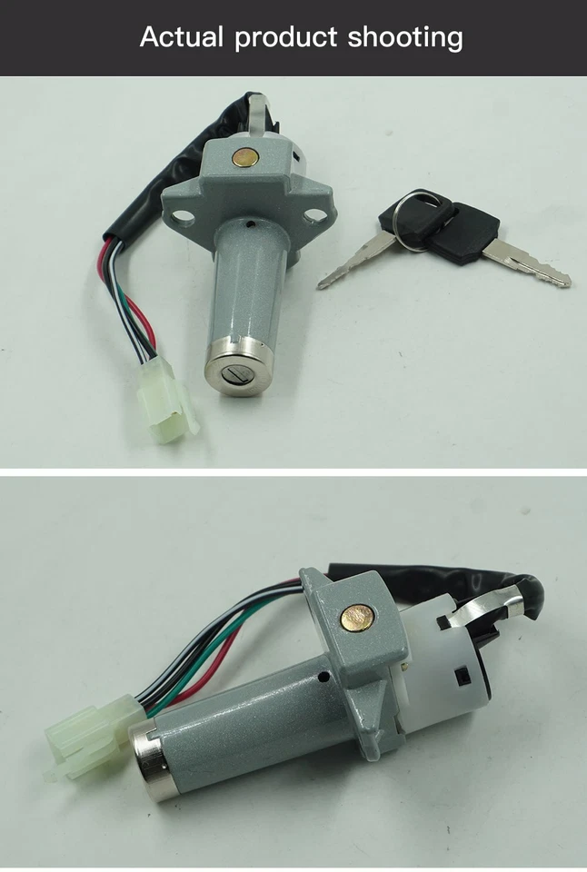 Interruptor de encendido 4 líneas para Honda XL125 XL200 XL250 XL500 XL600 35100-KB7-007 Foto 3 de 3