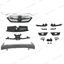For CRV 2017-19 Grille/Trim/Bumper Garnish/Fog Light/Stay Bracket/Radiator Cover