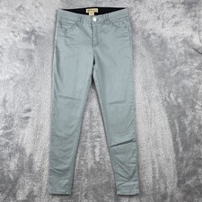 Democracy Pants Women's 8 Gray "Ab" Technology Skinny Stretch ~28.5" Inseam