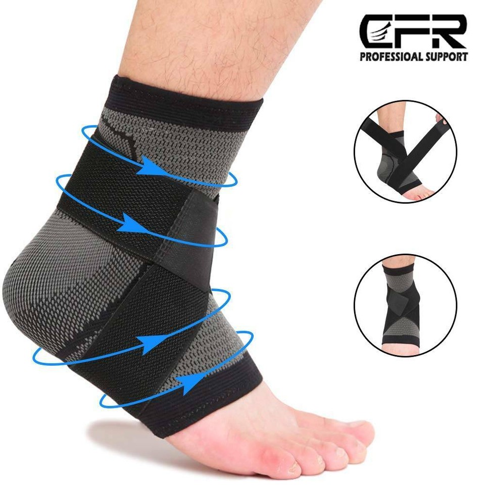 ZAHRVIA Schnellschnür Knöchelbandage - Einstellbare Sprunggelenkbandage Mit Stabilisator