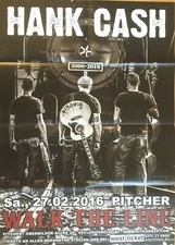HANK CASH 2016 DÜSSELDORF - orig. Concert Poster - Konzert Plakat - DIN A1 - F/N
