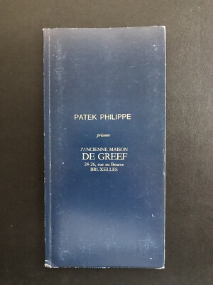 Patek Philippe Nautilus 3700 Calatrava Vintage 1978 Watch Catalog Brochure Rare