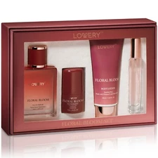 5pc set, Perfume for Women New in Box, Perfumed Body Lotion, Deodorant Stick, +