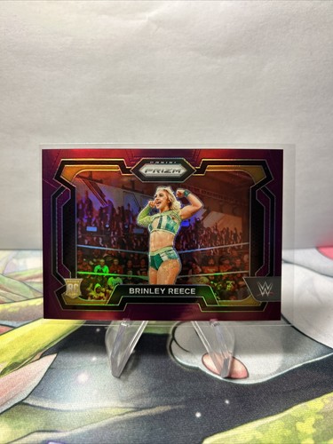2024 Panini Prizm WWE #36 BRINLEY REECE RC Purple Parallel /149