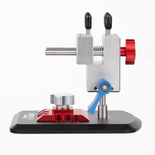 360° Rotating Precision Bench Clamp Aluminum Table Vise Screw Fixture Hand Tool