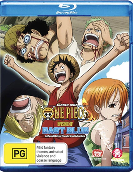One Piece Episode of East Blue Luffy 4 Friends Great Adventure NEW Blu-Ray Disc