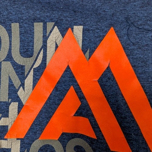 The North Face Mountain Athletics T-Shirt Blue M Men's Short Sleeve Graphic Logo - Picture 8 of 10