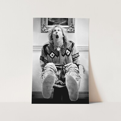 Dumb and Dumber Bathroom Toilet Scene Funny Bathroom Wall Art Poster Print