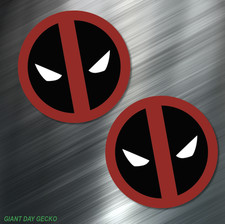  2 TWO Deadpool Vinyl Decal Sticker For Car Laptop Skateboard NEW Dead Pool