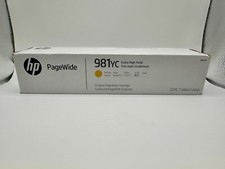 Genuine HP 981YC Yellow PageWide Extra High Yield Ink Exp 12/2026