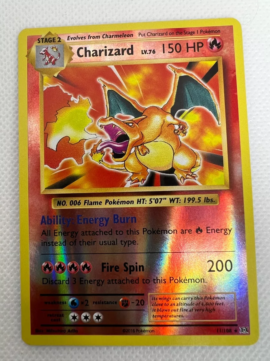 Charizard XY Evolutions 11/108 Holo Rare-Pack Fresh New Card