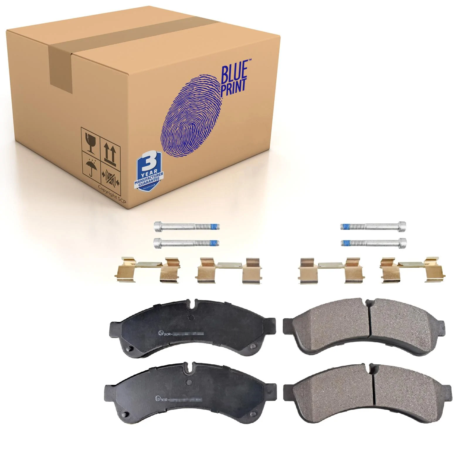 BLUE PRINT ADBP420010 Brake Pad Set Rear Braking Replacement Fits Iveco Daily - Image 7