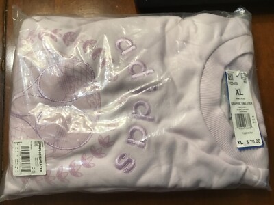 adidas graphic sweater H56450 new XL pearl amethyst new with tags 
