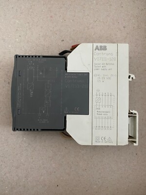 ABB Contrans I V17153-210 Separator Amplifier Including Socket V 17111-120