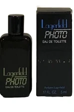 Lot of 4 Photo by Karl Lagerfeld for Men Eau de Toilette 0.17 ozMINI made in USA