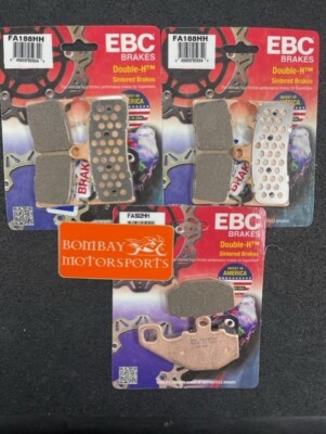 EBC HH Front & Rear Brake Pads Set - Kawasaki ZX6R - 1998-2002 FA188HH FA192HH