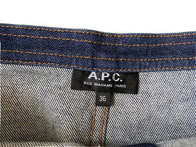 Jupe Jeans A.P.C Bleue Taille 36 - Occasion Très Bon état