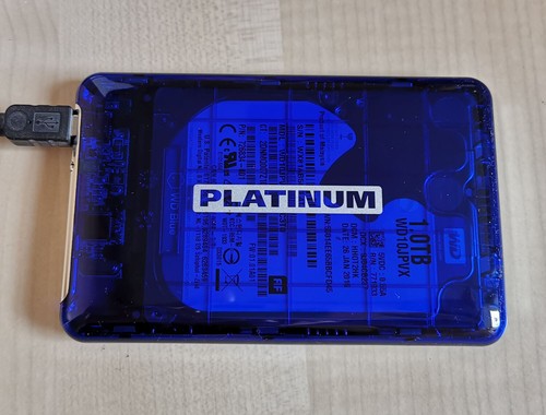Platinum externe Festplatte - 1 TB - 2,5 Zoll - USB 2.0 - WDC WD10JPVX - Bild 2 von 6